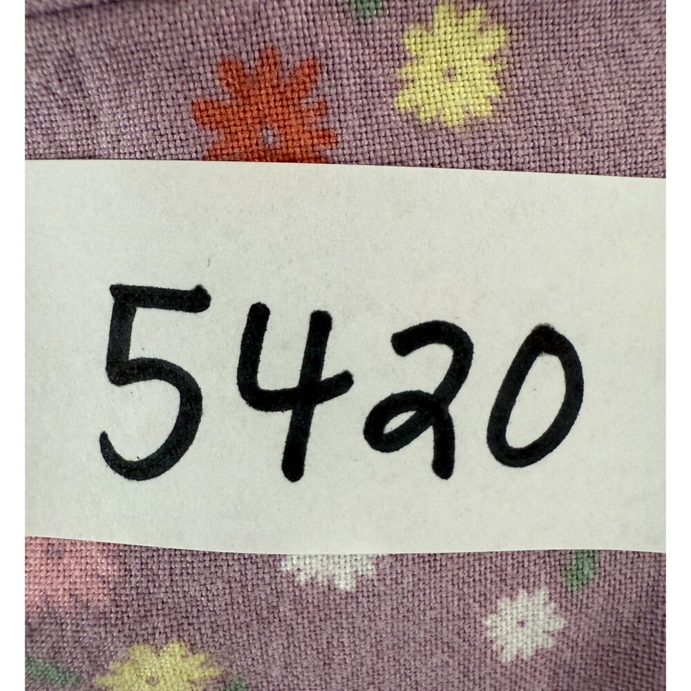 Wonder Nation Toddler Girls Purple Floral Short Sleeve Dress Size 5T - Picture 10 of 10